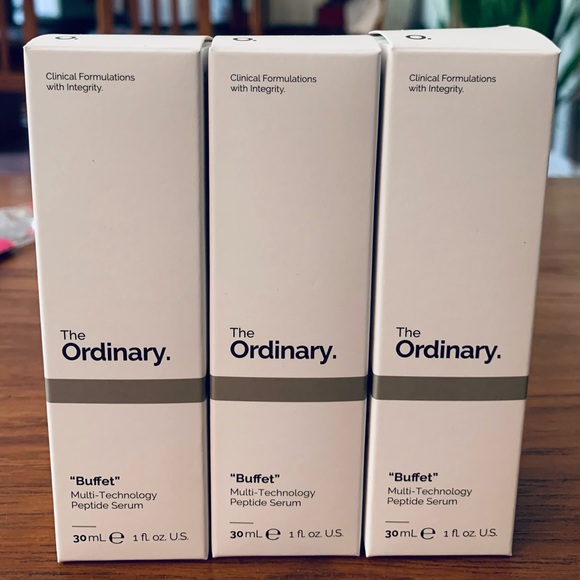 The Ordinary Other - 10x THE ORDINARY BUFFET SERUM - 30ML EA.- PEPTIDE SERUM - SKINCARE ANTI-AGING